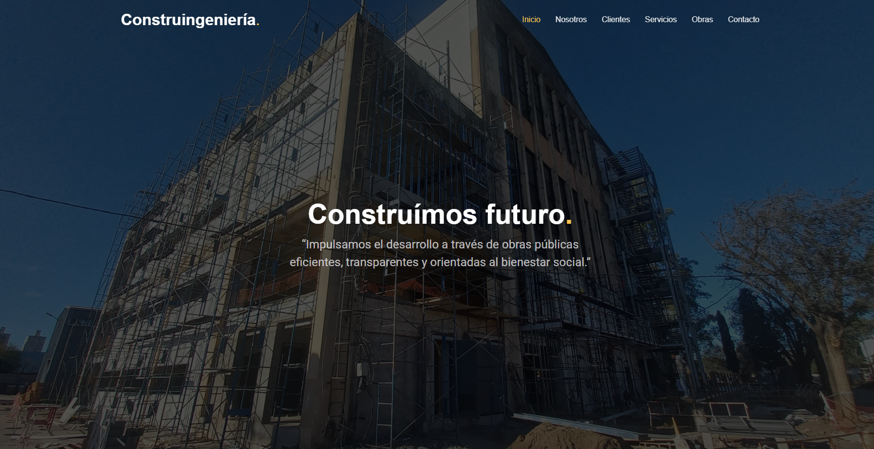 Landing corporativa